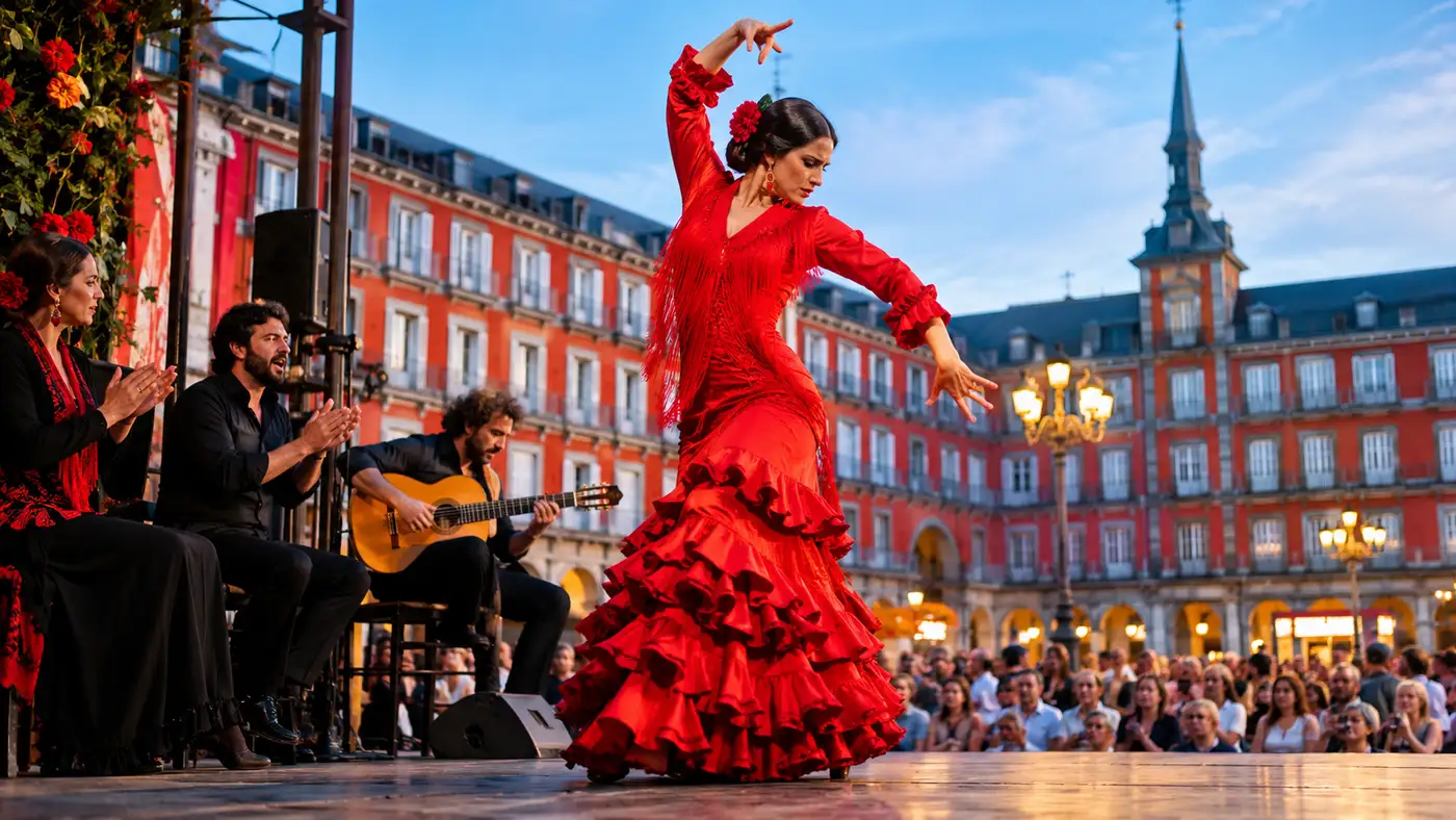 Flamenco Shows in Madrid Neighborhoods: Centro, Plaza Mayor & Sol